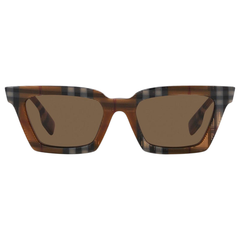 Womens Burberry Sunglasses Briar Be4392u Check Brown/ Brown Sunnies