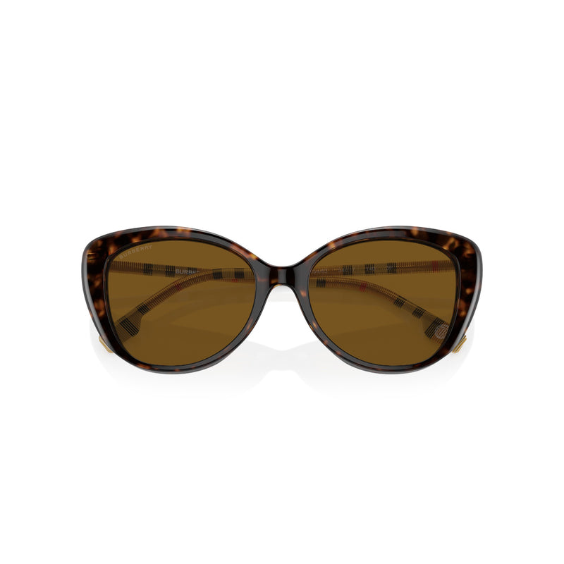 Womens Polarized Burberry Sunglasses Be4407 Dark Havana/ Brown Sunnies