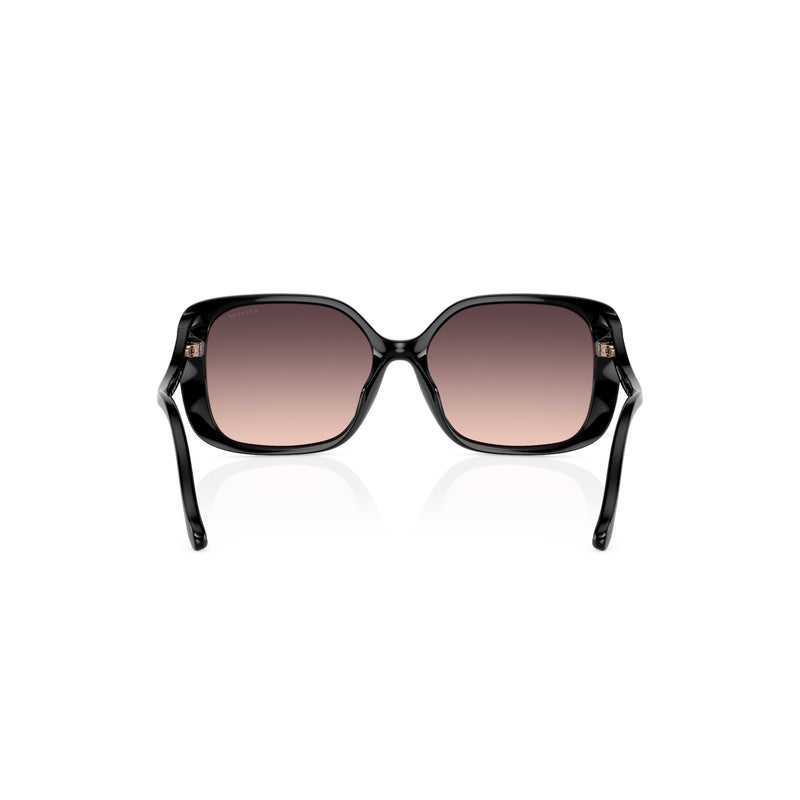 Womens Coach Sunglasses Hc8376u Black/ Grey Pink Gradient Sunnies