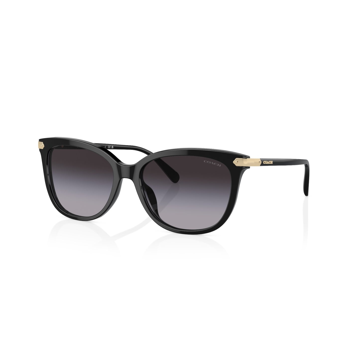 Womens Coach HC8378U Sunglasses Black/Grey