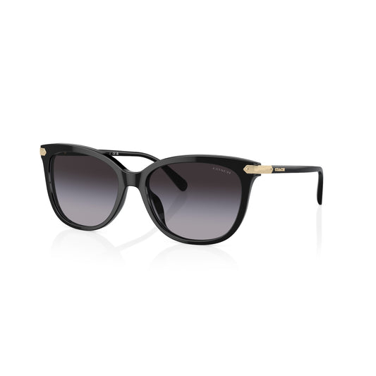 Womens Coach HC8378U Sunglasses Black/Grey