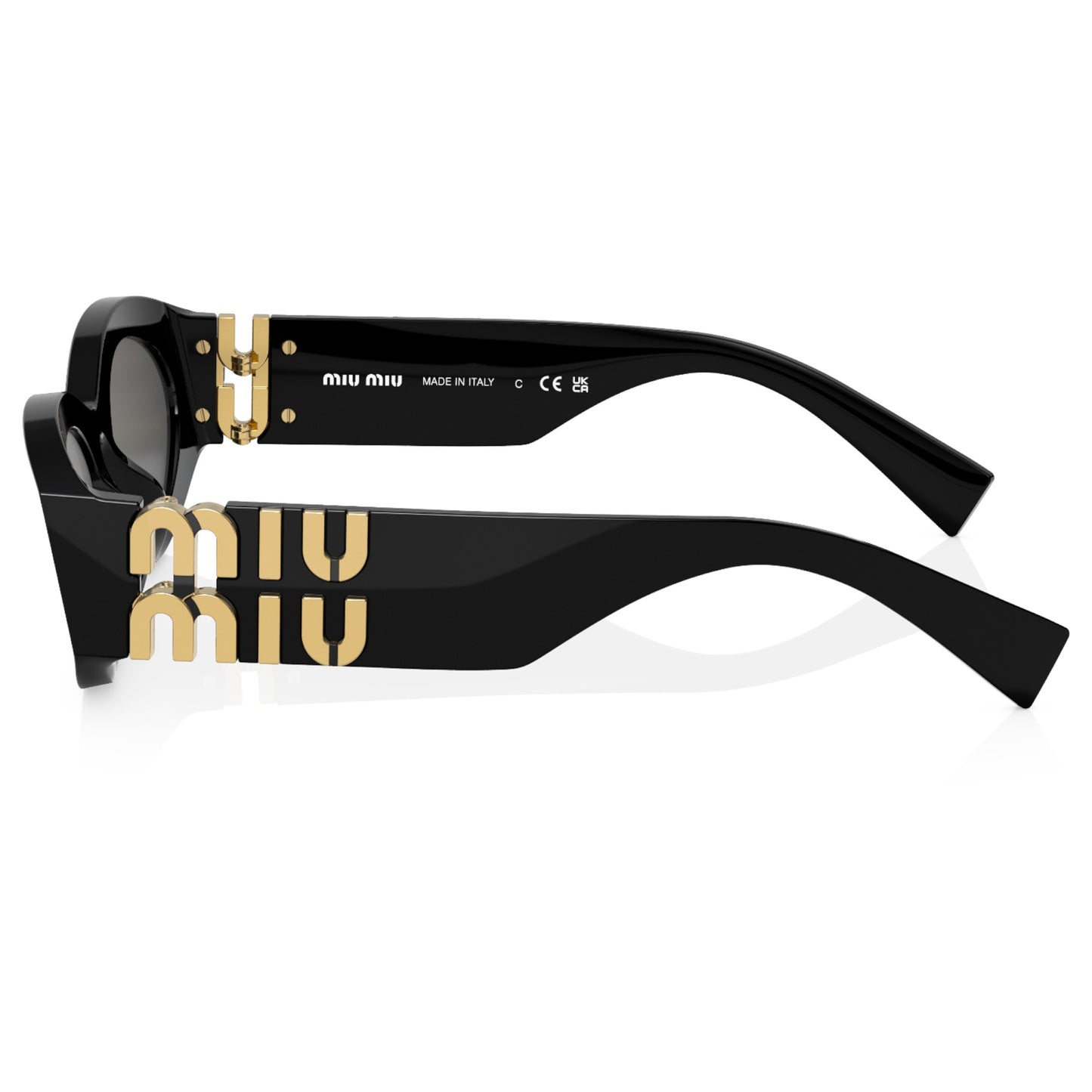 Womens Miu Miu MU11WS Sunglasses Black/Dark Grey