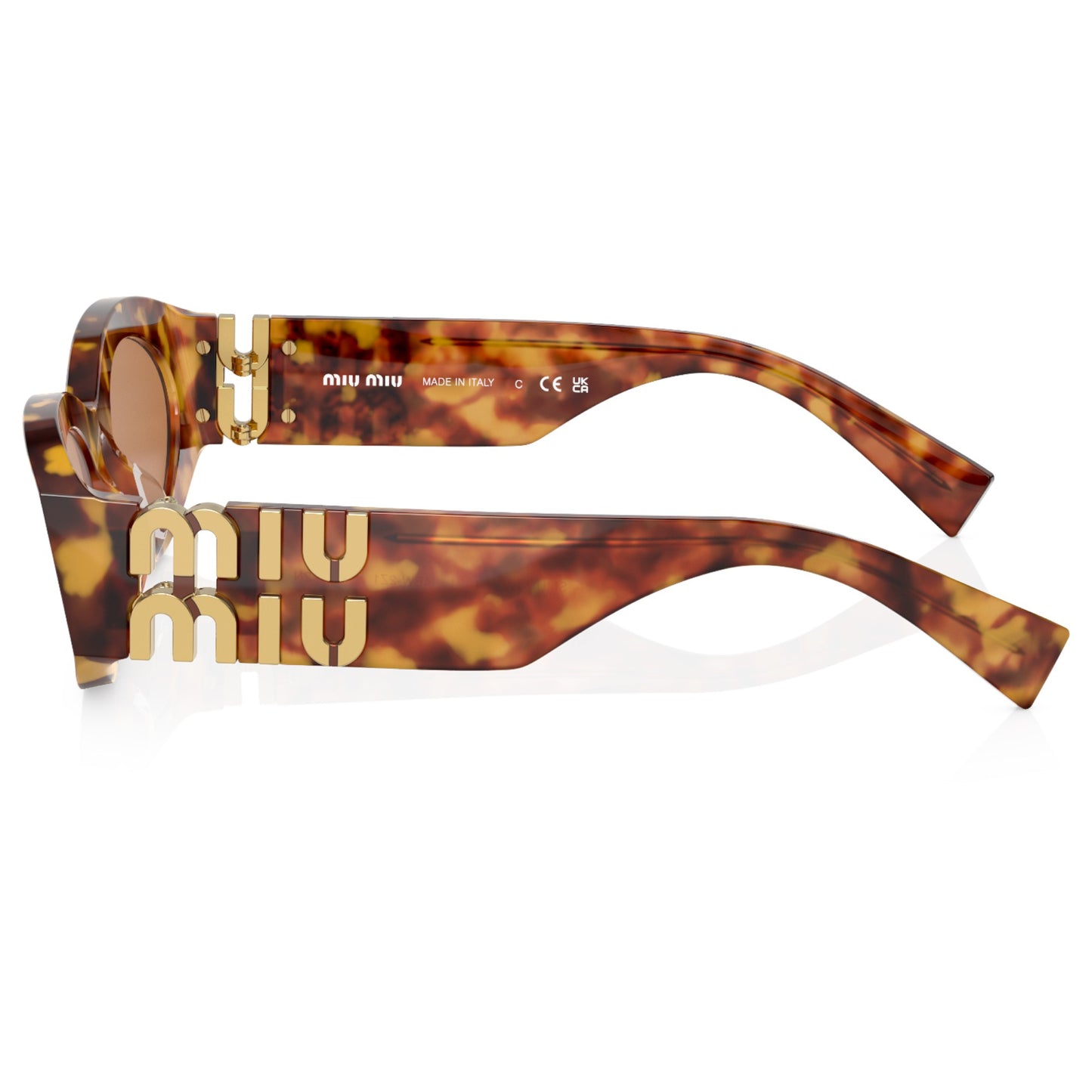 Womens Miu Miu MU11WS Sunglasses Havana/Brown