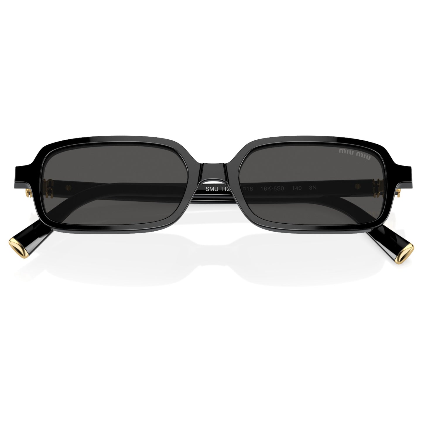 Womens Miu Miu MU11ZS Sunglasses Black/Dark Grey