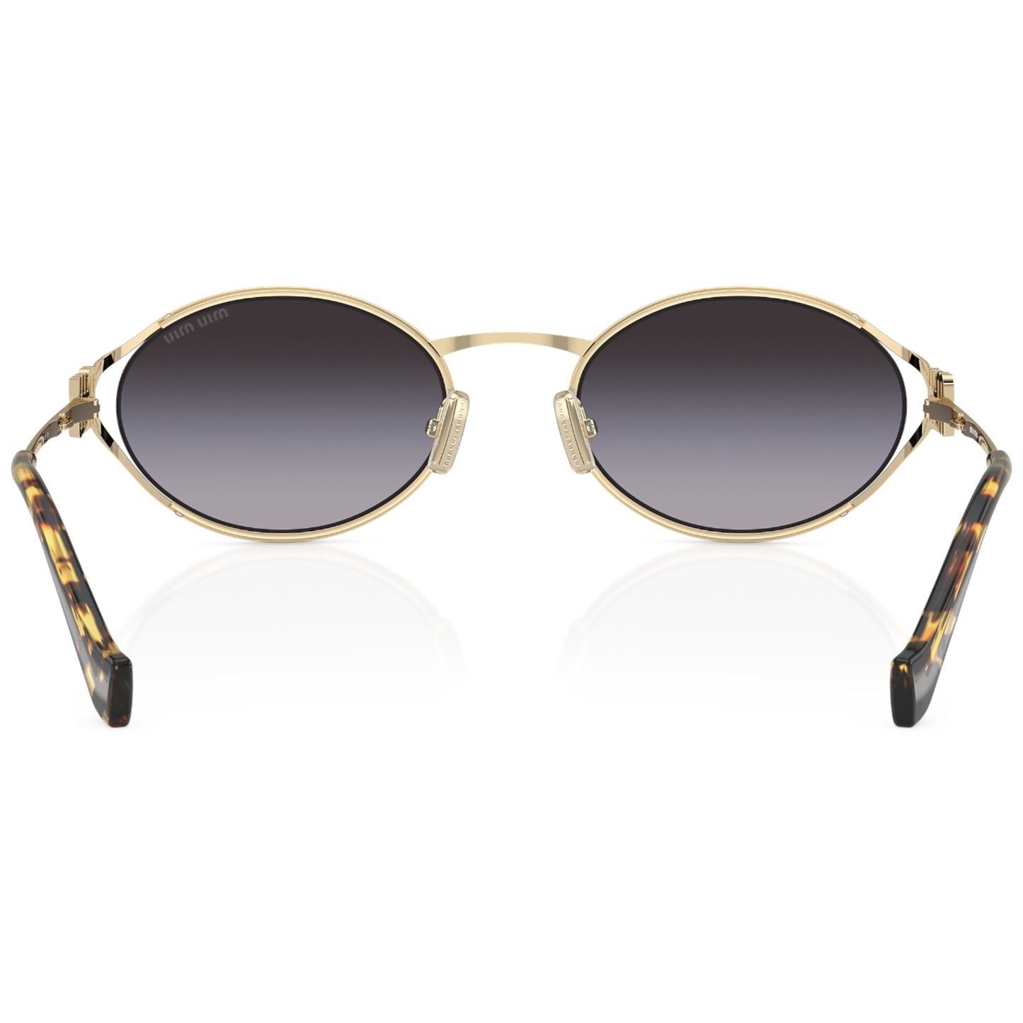 Womens Miu Miu MU52YS Sunglasses Pale Gold/Grey