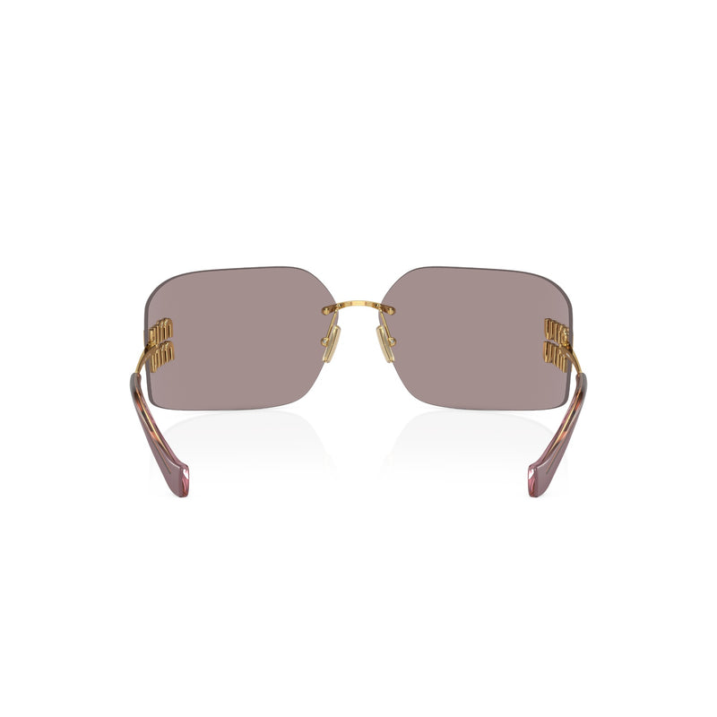 Womens Miu Miu Sunglasses Mu54ys Gold/ Violet Sunnies