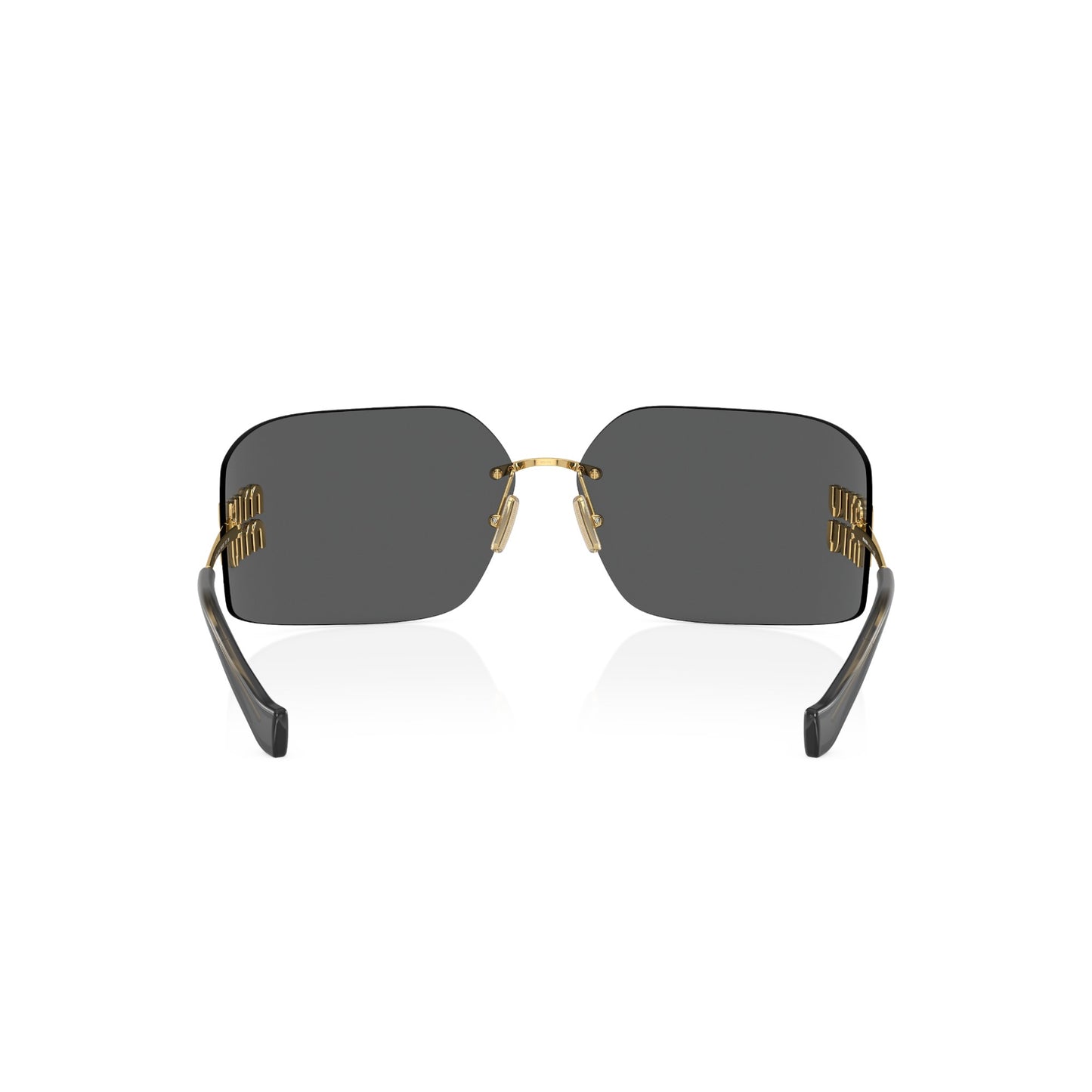 Womens Miu Miu MU54YS Sunglasses Gold/Grey