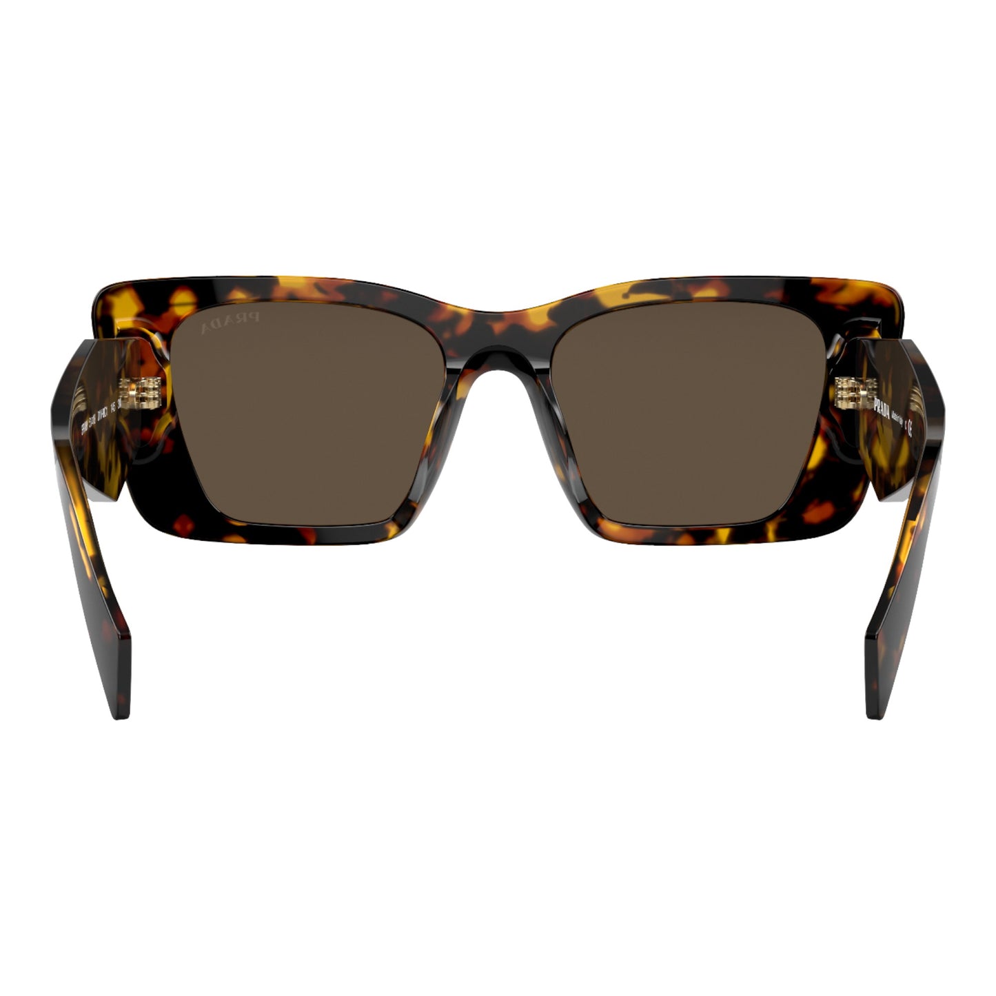 Womens Prada Symbole PR08YS Sunglasses Havana Honey/Dark Brown