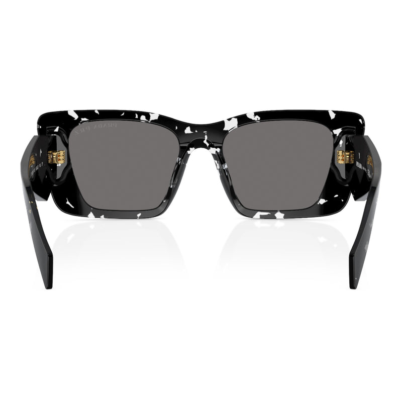 Womens Polarised Prada Symbole Sunglasses Pr08ys Black Crystal Tortoise Sunnies