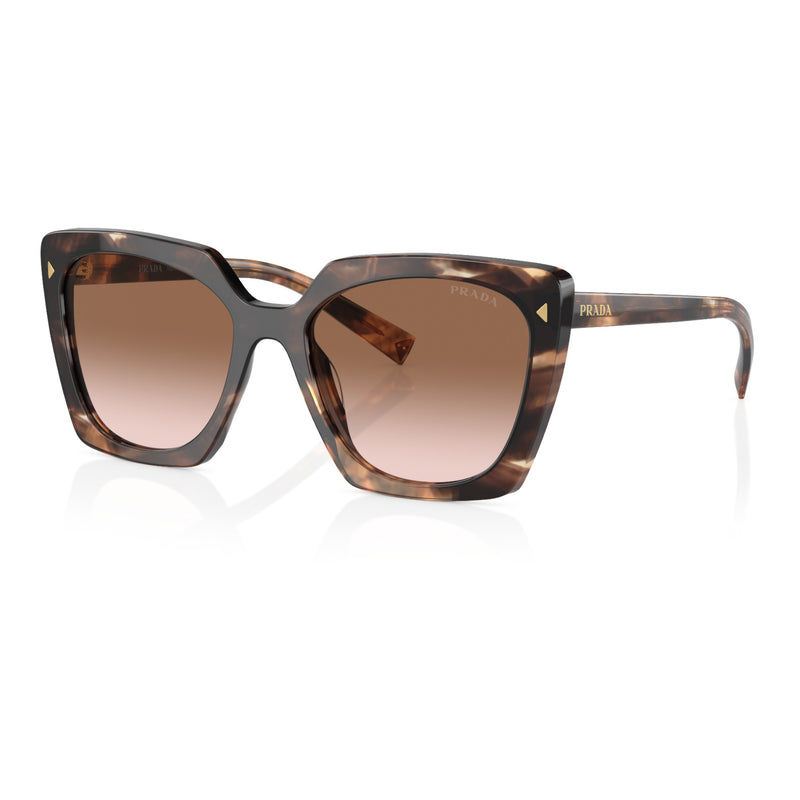 Womens Prada Sunglasses Pr23zs Caramel Tortoise/ Brown Gradient Sunnies