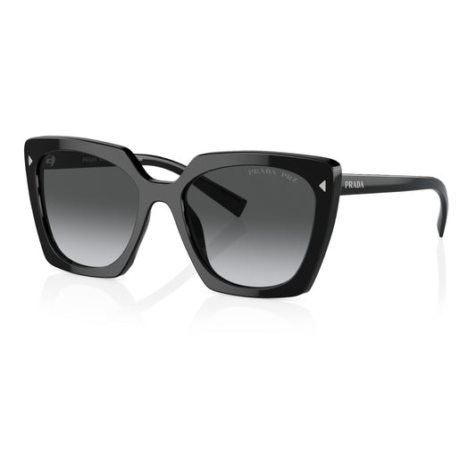 Womens Prada PR23ZS Polarised Sunglasses Black/Polar Grey
