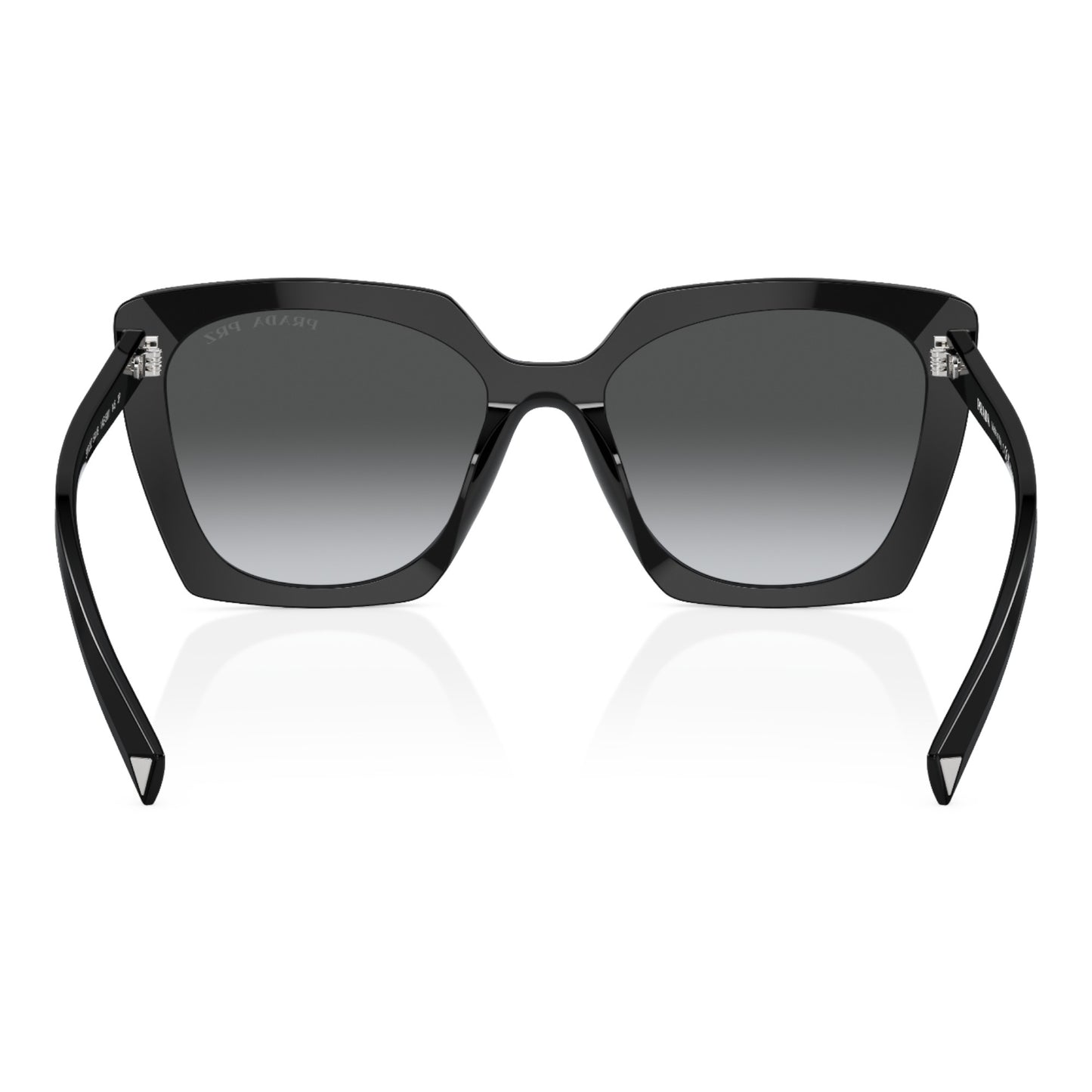 Womens Prada PR23ZS Polarised Sunglasses Black/Polar Grey