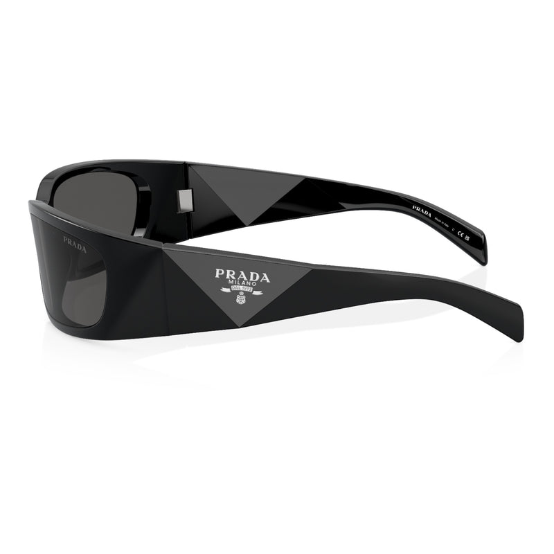 Womens Prada Sunglasses Pra14s Black/ Dark Grey Sunnies