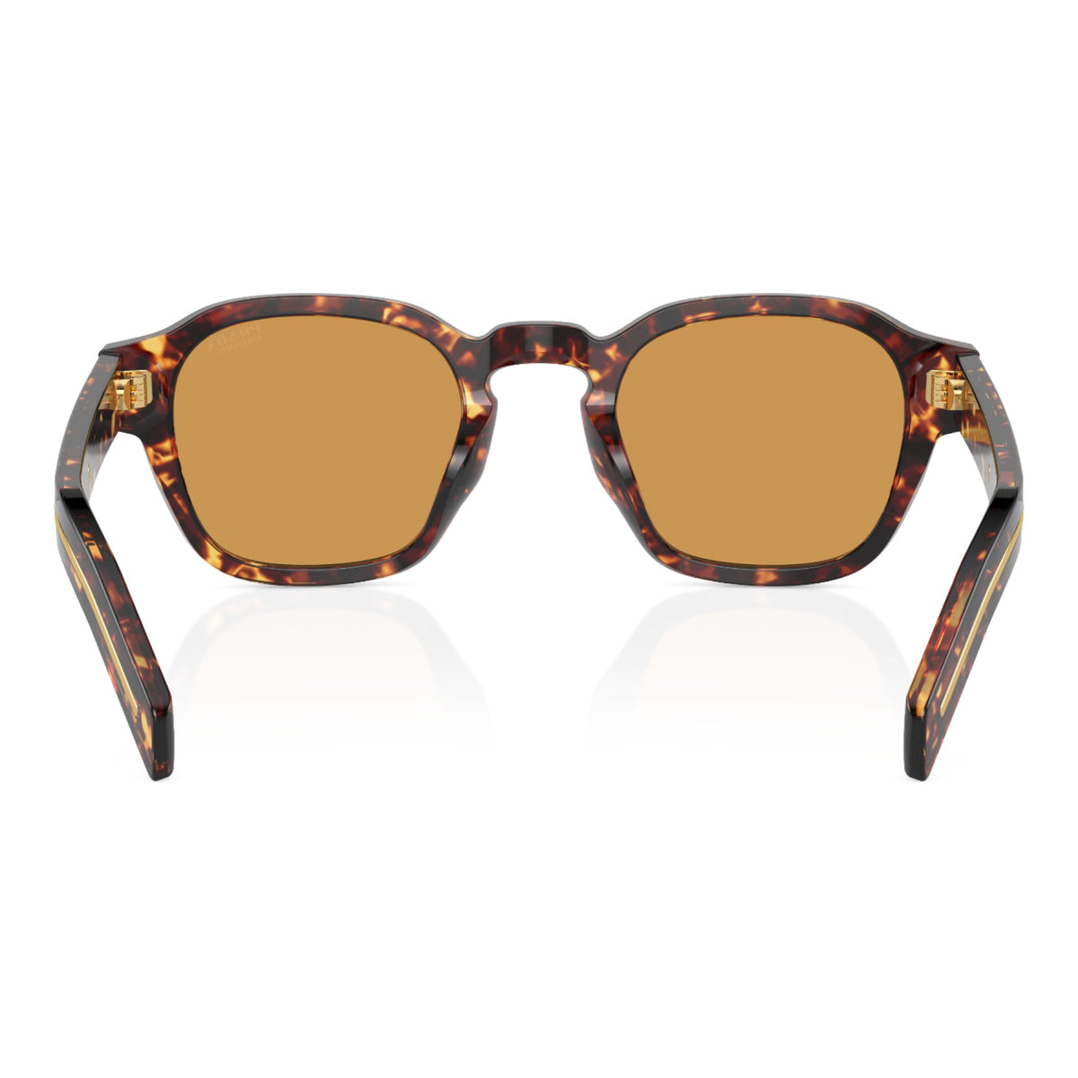 Mens Prada PRA16S Sunglasses Magma Tortoise/Light Brown