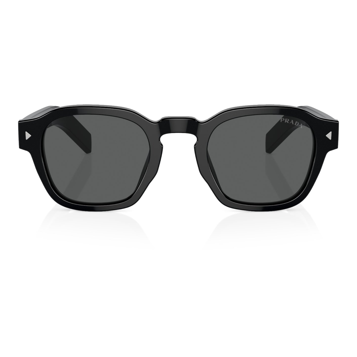 Mens Prada PRA16S Sunglasses Black/Dark Grey
