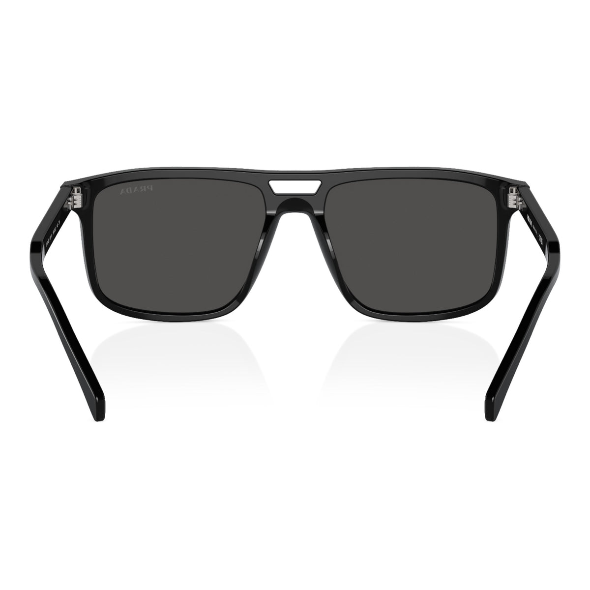 Mens Prada PRA22S Sunglasses Black/Dark Grey