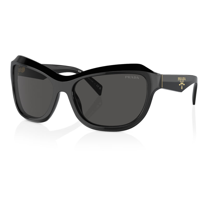 Womens Prada Sunglasses Pra27s Black/ Dark Grey Sunnies