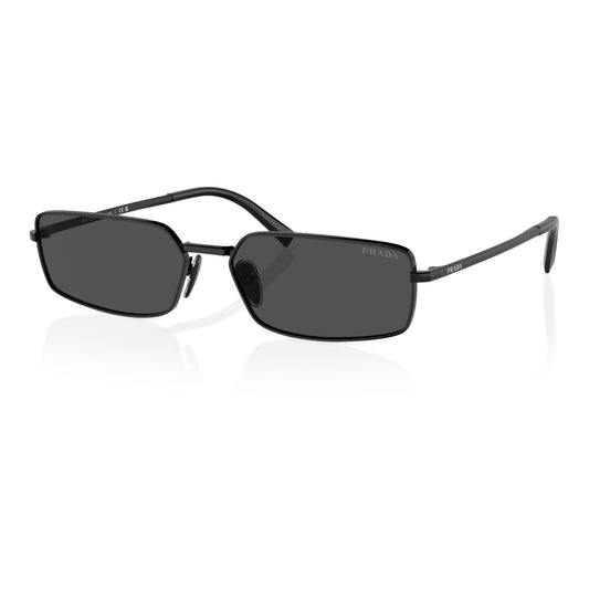 Womens Prada PRA60S Sunglasses Black/Dark Grey