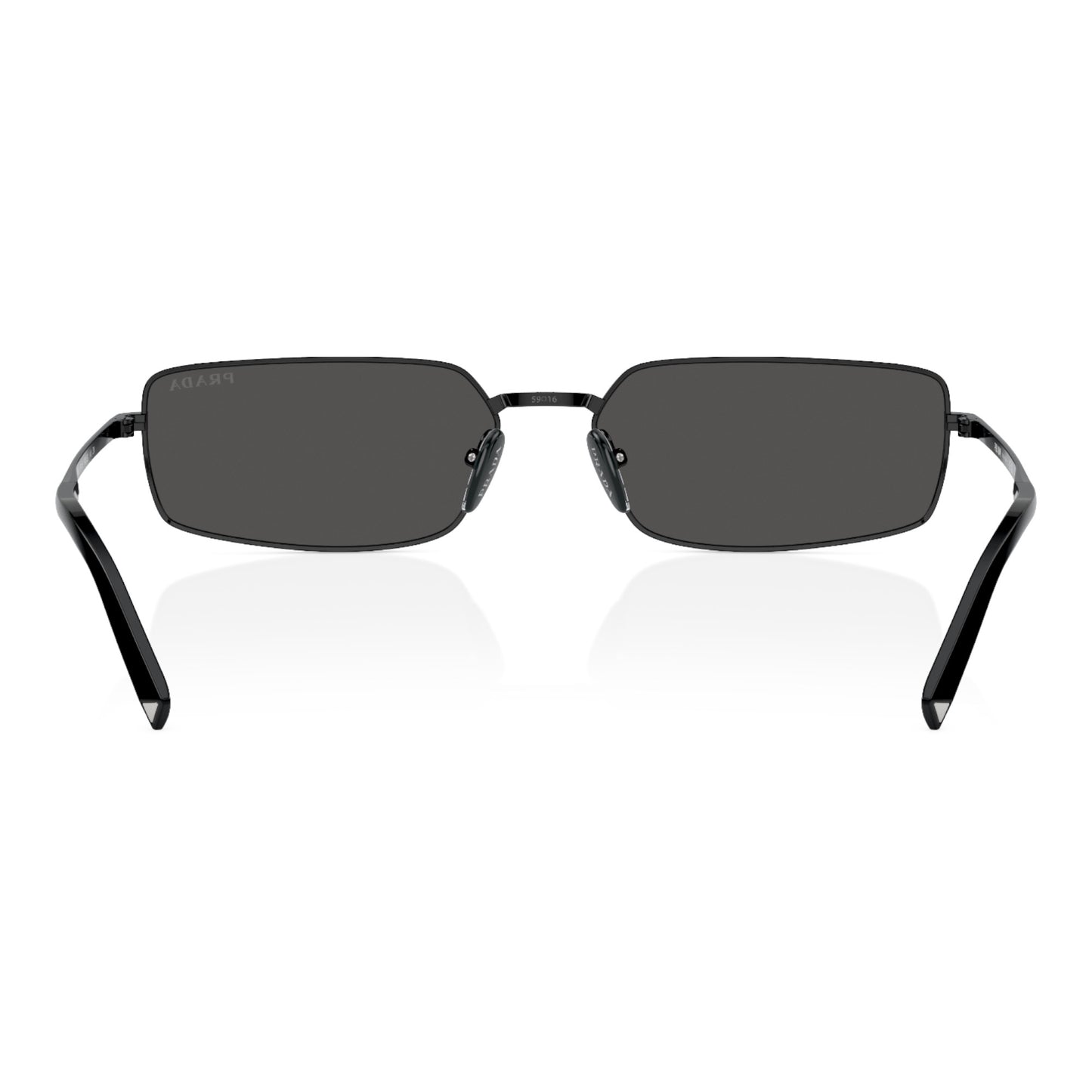 Womens Prada PRA60S Sunglasses Black/Dark Grey