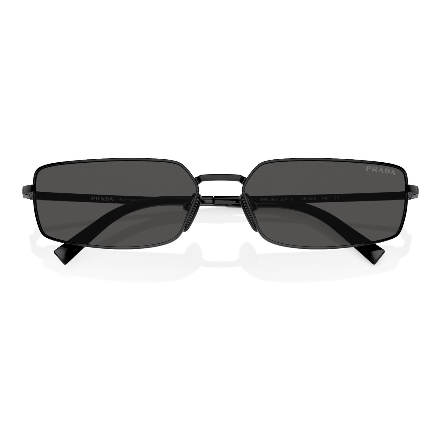 Womens Prada PRA60S Sunglasses Black/Dark Grey