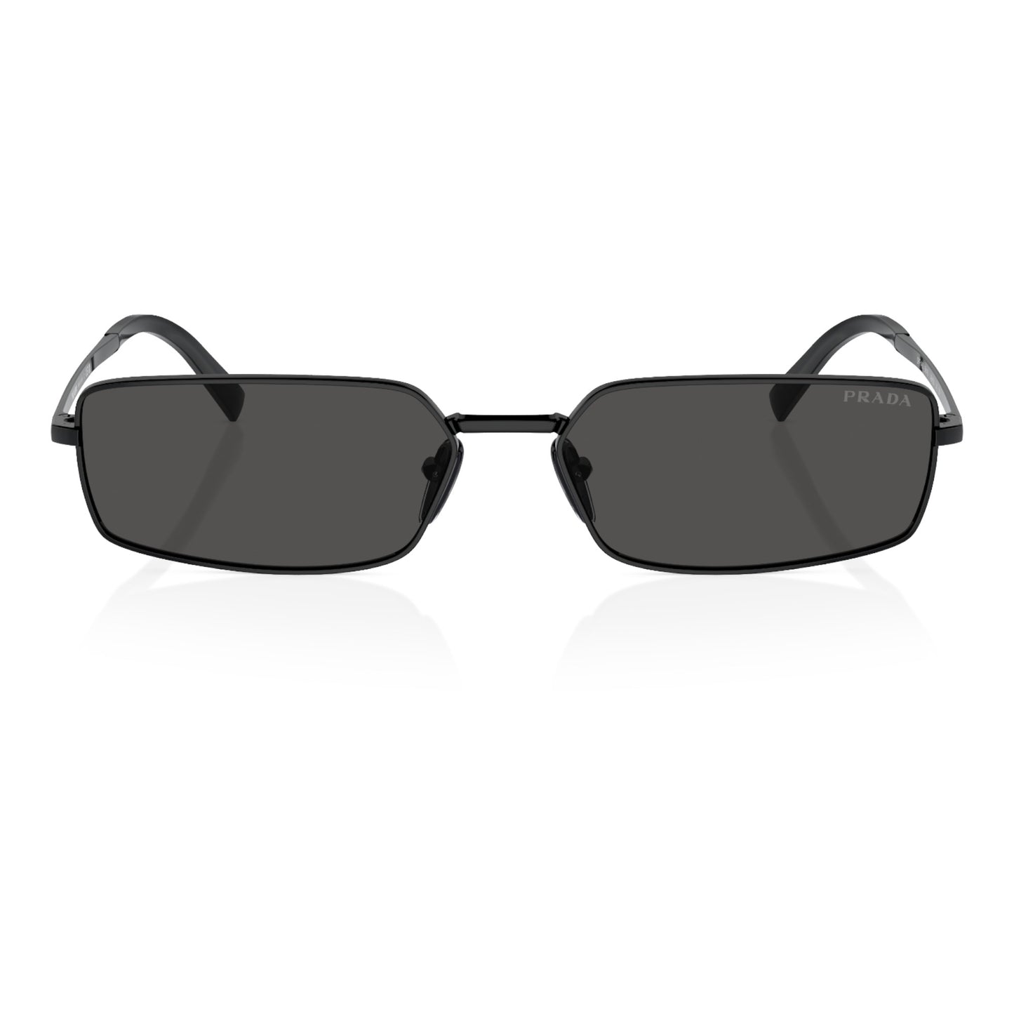 Womens Prada PRA60S Sunglasses Black/Dark Grey