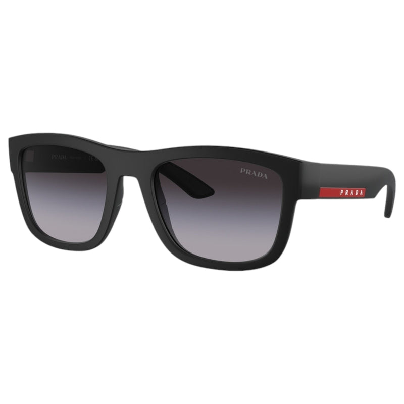 Mens Prada Linea Rossa Sunglasses Ps01zs Matte Black/ Dark Grey Sunnies