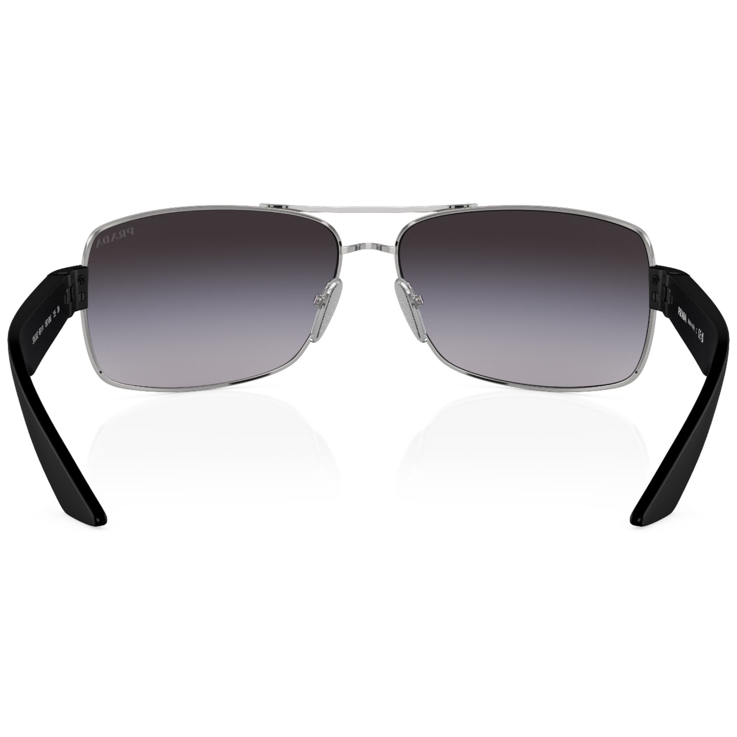 Mens Prada Linea Rossa PS50ZS Sunglasses Silver/Gradient Grey