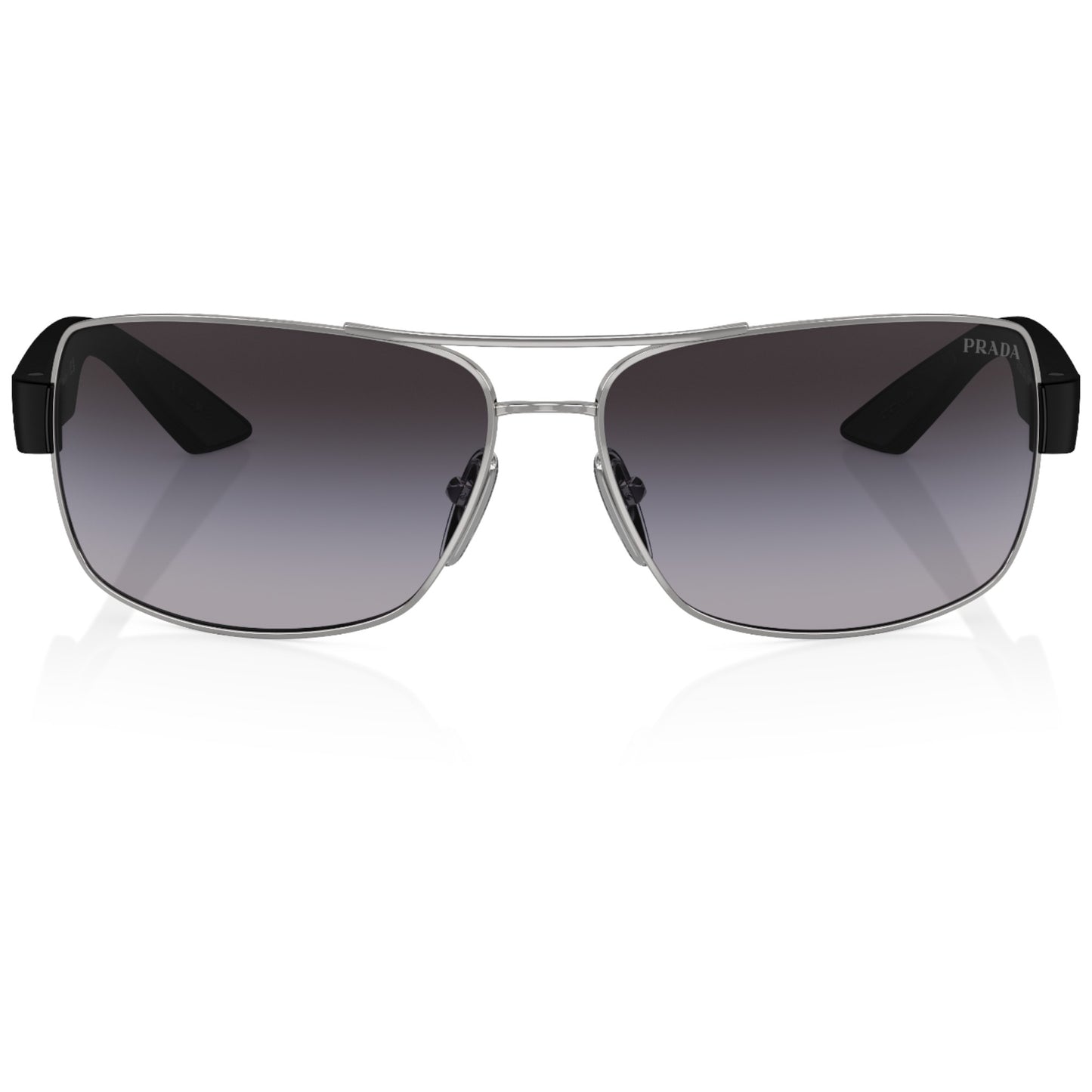 Mens Prada Linea Rossa PS50ZS Sunglasses Silver/Gradient Grey