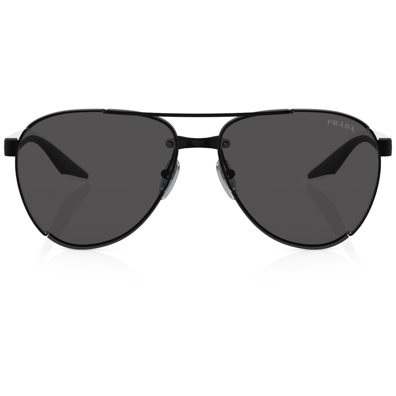 Mens Prada Linea Rossa Sunglasses Ps51ys Matte Black/ Dark Grey Sunnies