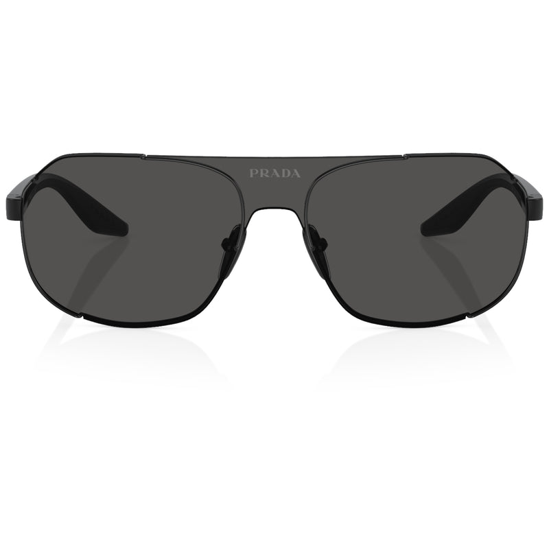 Mens Prada Linea Rossa Sunglasses Ps53ys Black/ Dark Grey Sunnies