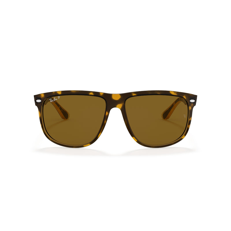 Mens Polarised Ray Ban Sunglasses Boyfriend Rb4147 Light Havana/ Brown Sunnies