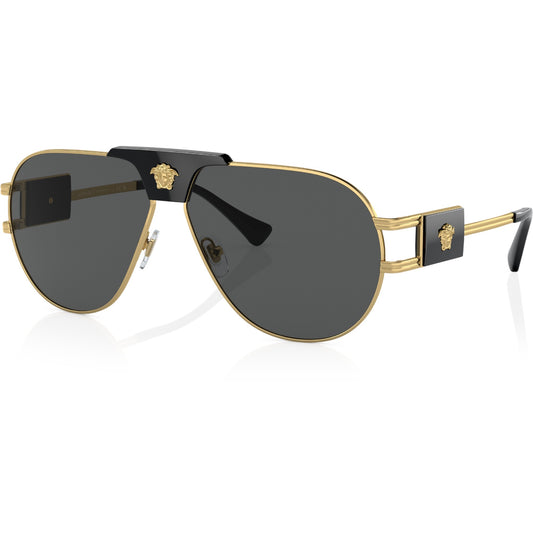 Mens Versace VE2252 Sunglasses Dark Grey