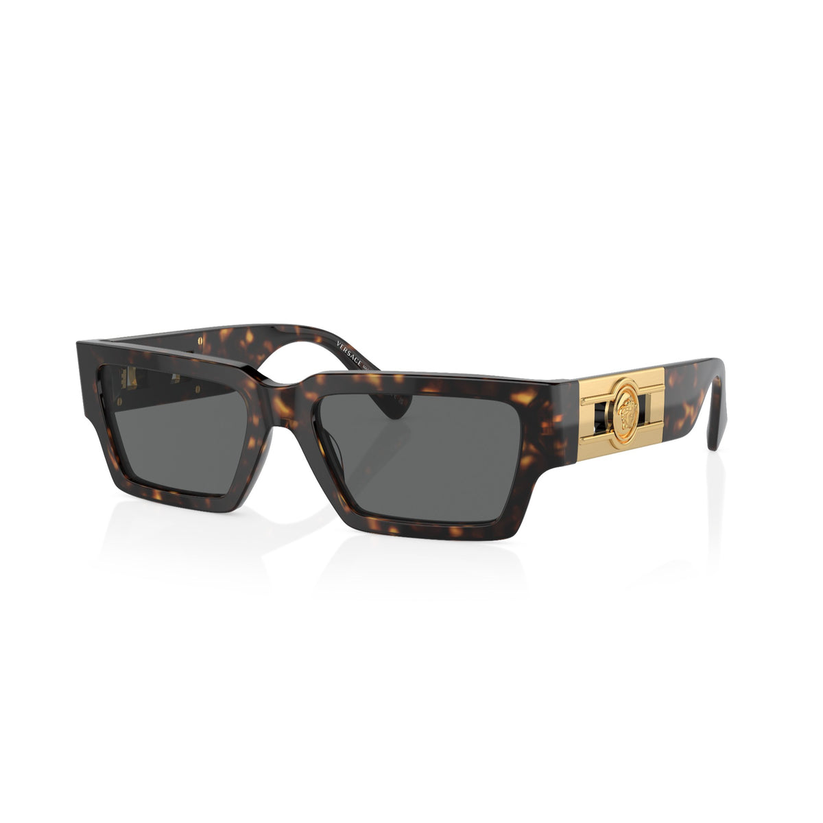 Womens Versace VE4459 Sunglasses Havana/Dark Grey