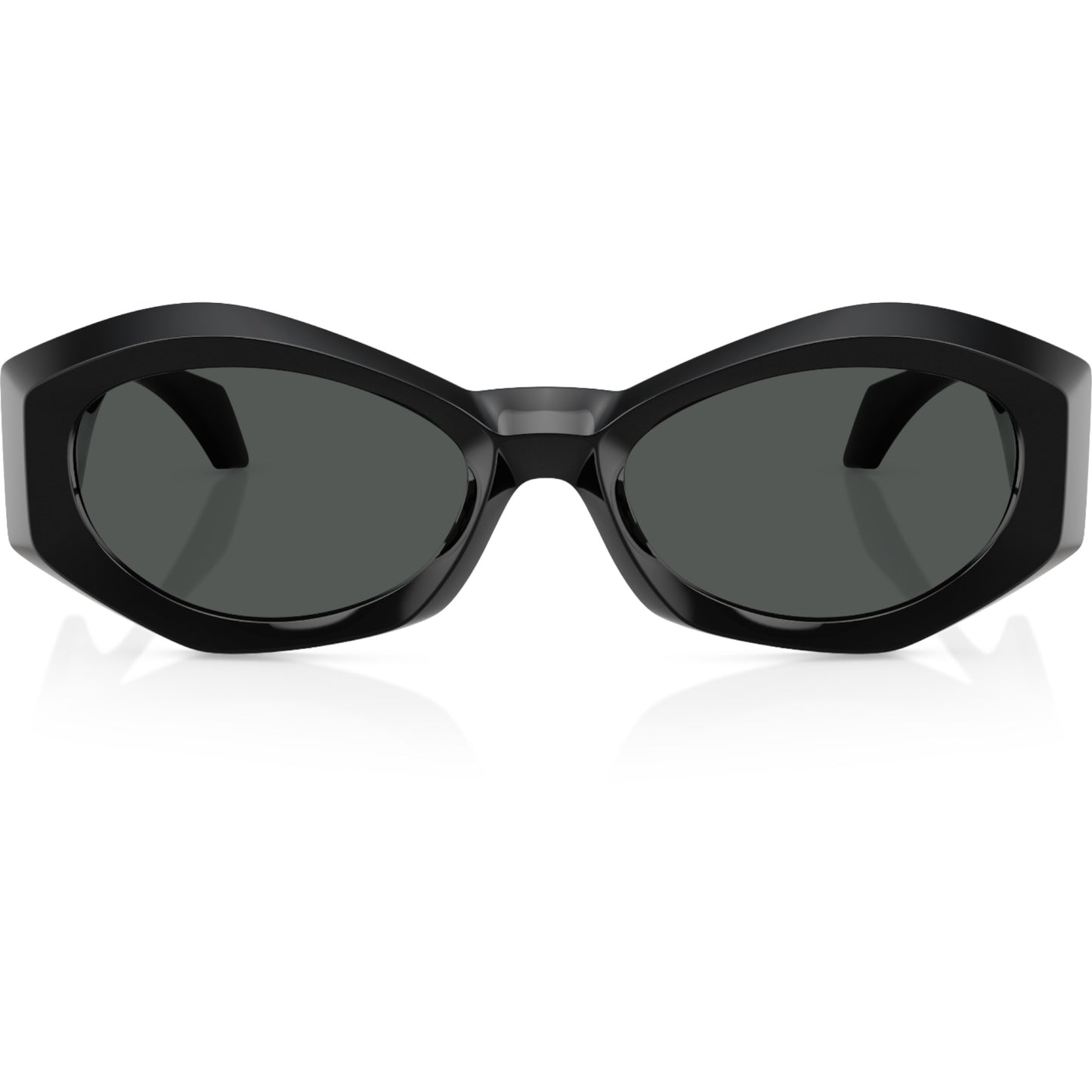 Womens Versace VE4466U Sunglasses Black/Dark Grey