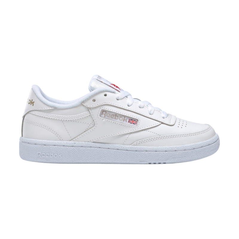 Womens Reebok Club C 85 White/ Light Grey Casual Shoes