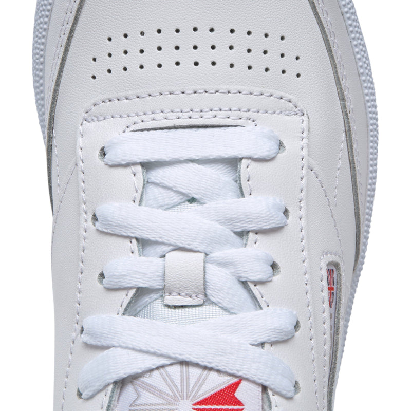 Womens Reebok Club C 85 White/ Light Grey/ Gum Casual Shoes