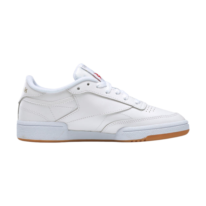 Womens Reebok Club C 85 White/ Light Grey/ Gum Casual Shoes