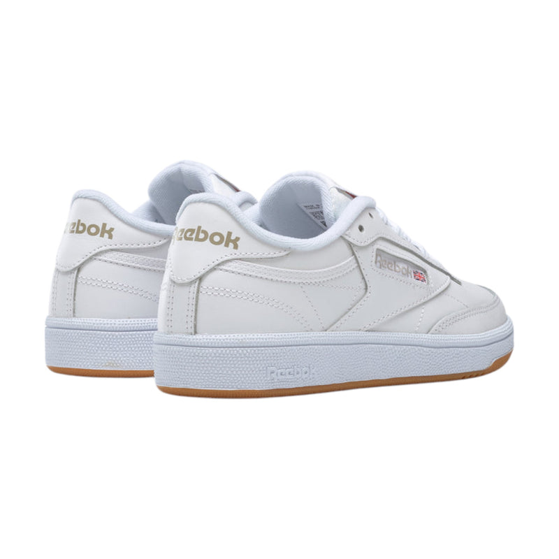 Womens Reebok Club C 85 White/ Light Grey/ Gum Casual Shoes