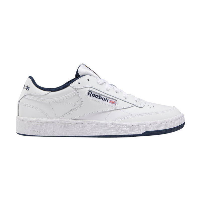 Mens Reebok Club C 85 White/ Navy Casual Shoes