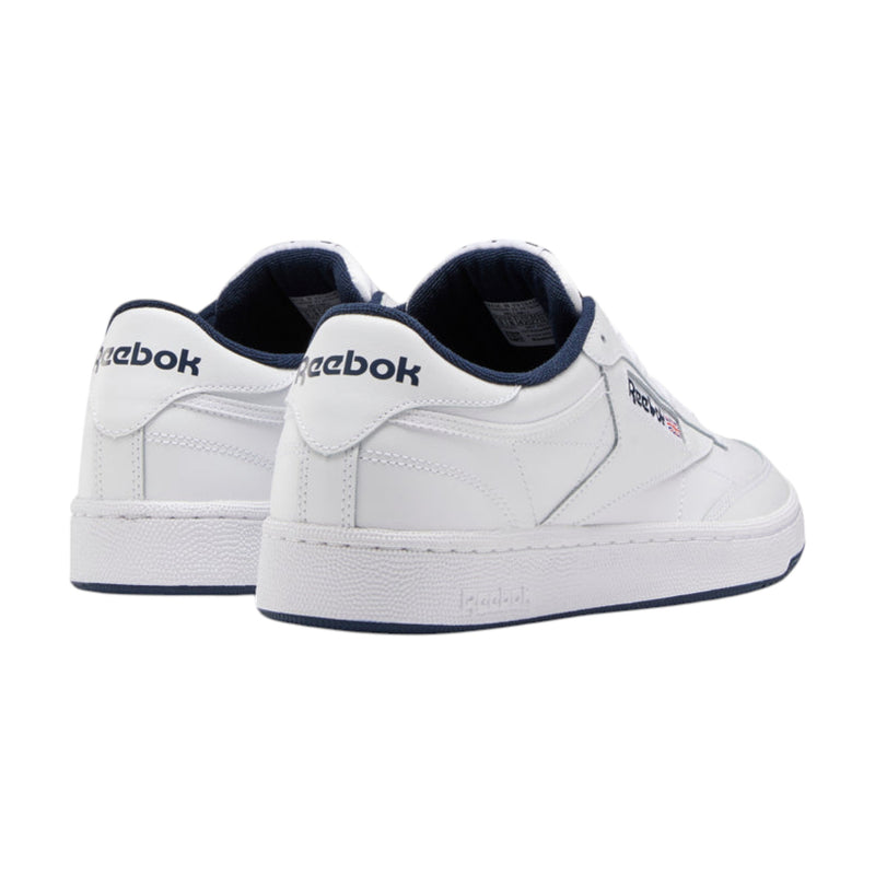 Mens Reebok Club C 85 White/ Navy Casual Shoes