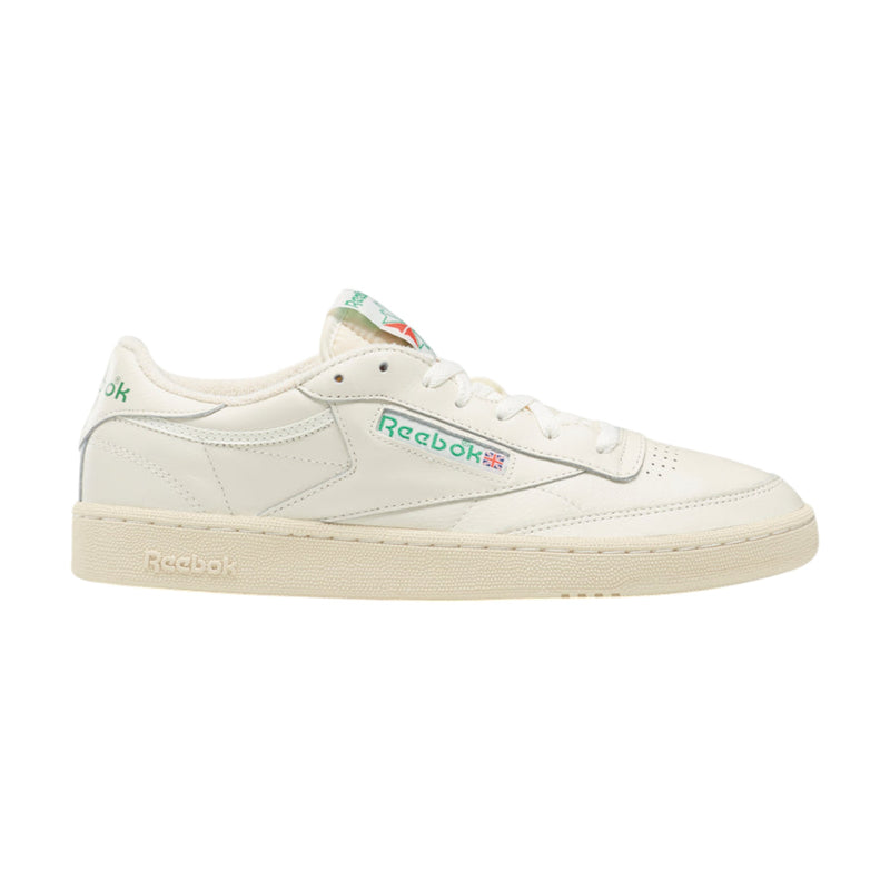 Mens Reebok Club C 85 Vintage Chalk/ Green Casual Shoes