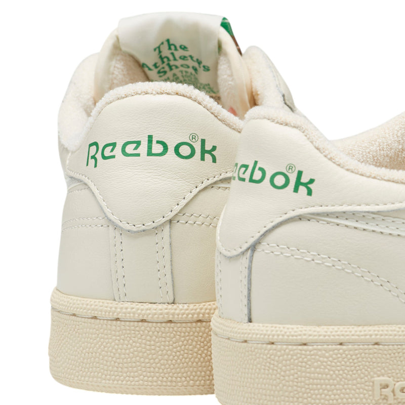 Mens Reebok Club C 85 Vintage Chalk/ Green Casual Shoes