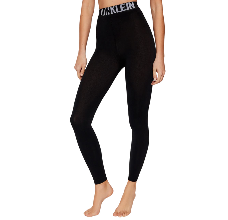 Womens Calvin Klein Black Slim Fit Pull On Leggings