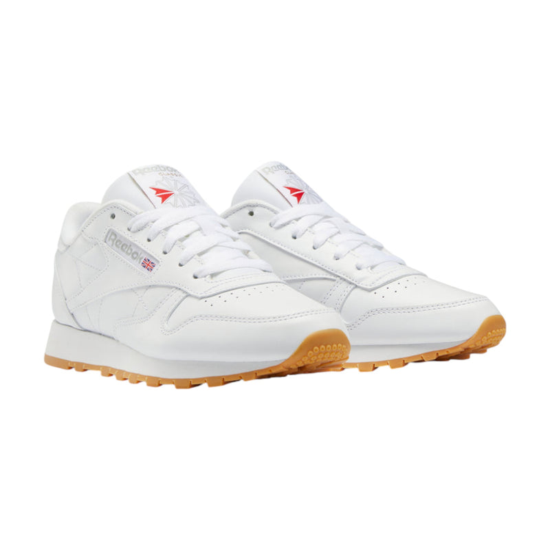 Mens Reebok Classic Leather White/ Gum Casual Shoes