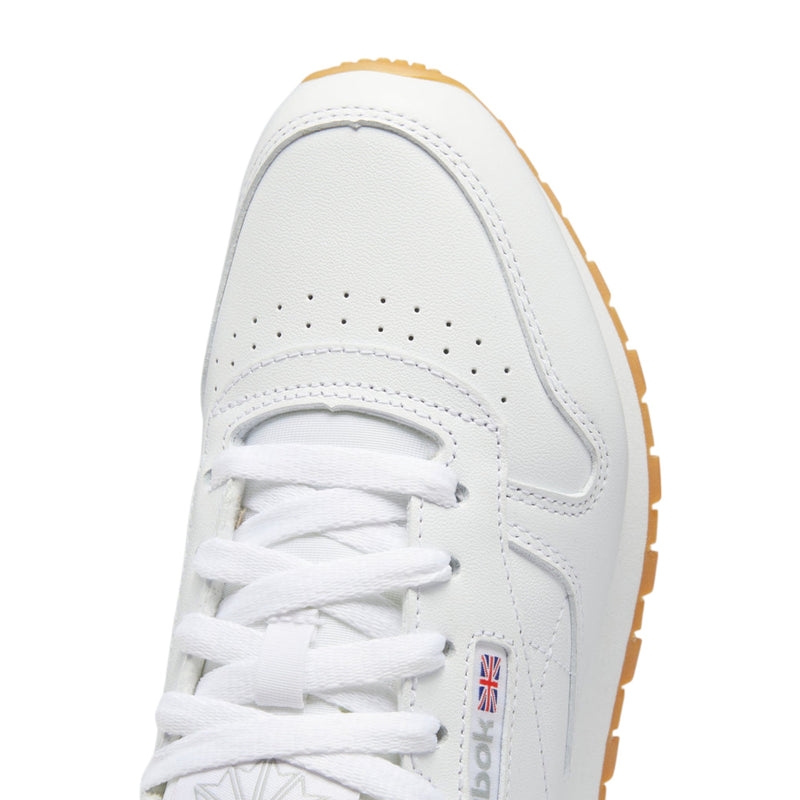 Mens Reebok Classic Leather White/ Gum Casual Shoes