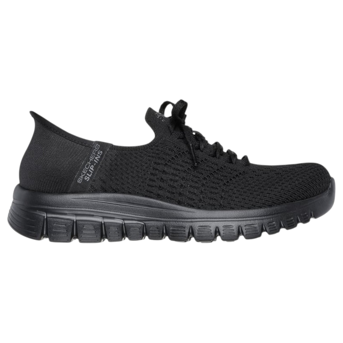 Womens Skechers Slip-ins: Graceful - First Blush Shoes Black