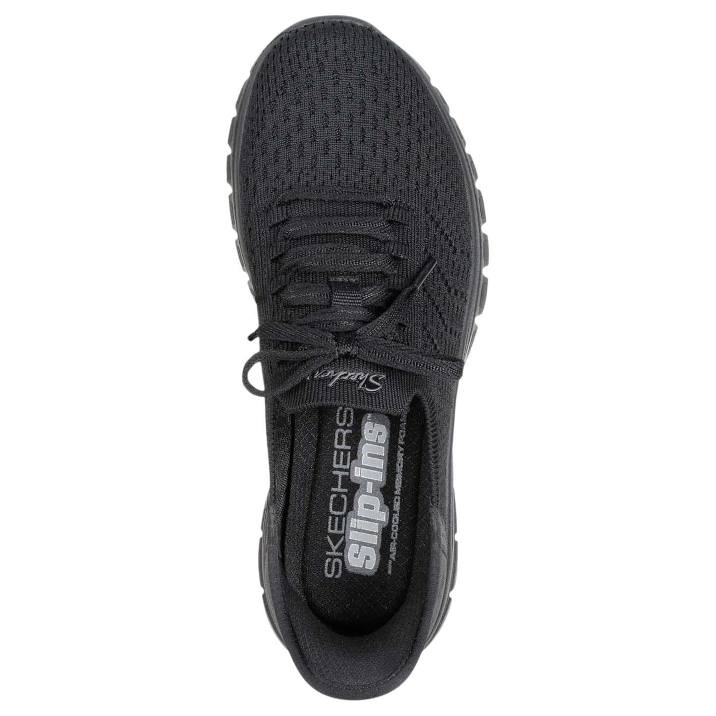 Womens Skechers Slip-ins: Graceful - First Blush Shoes Black