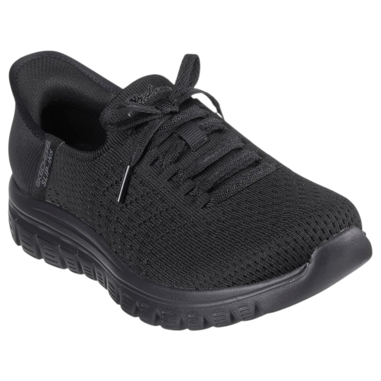 Womens Skechers Slip-ins: Graceful - First Blush Shoes Black