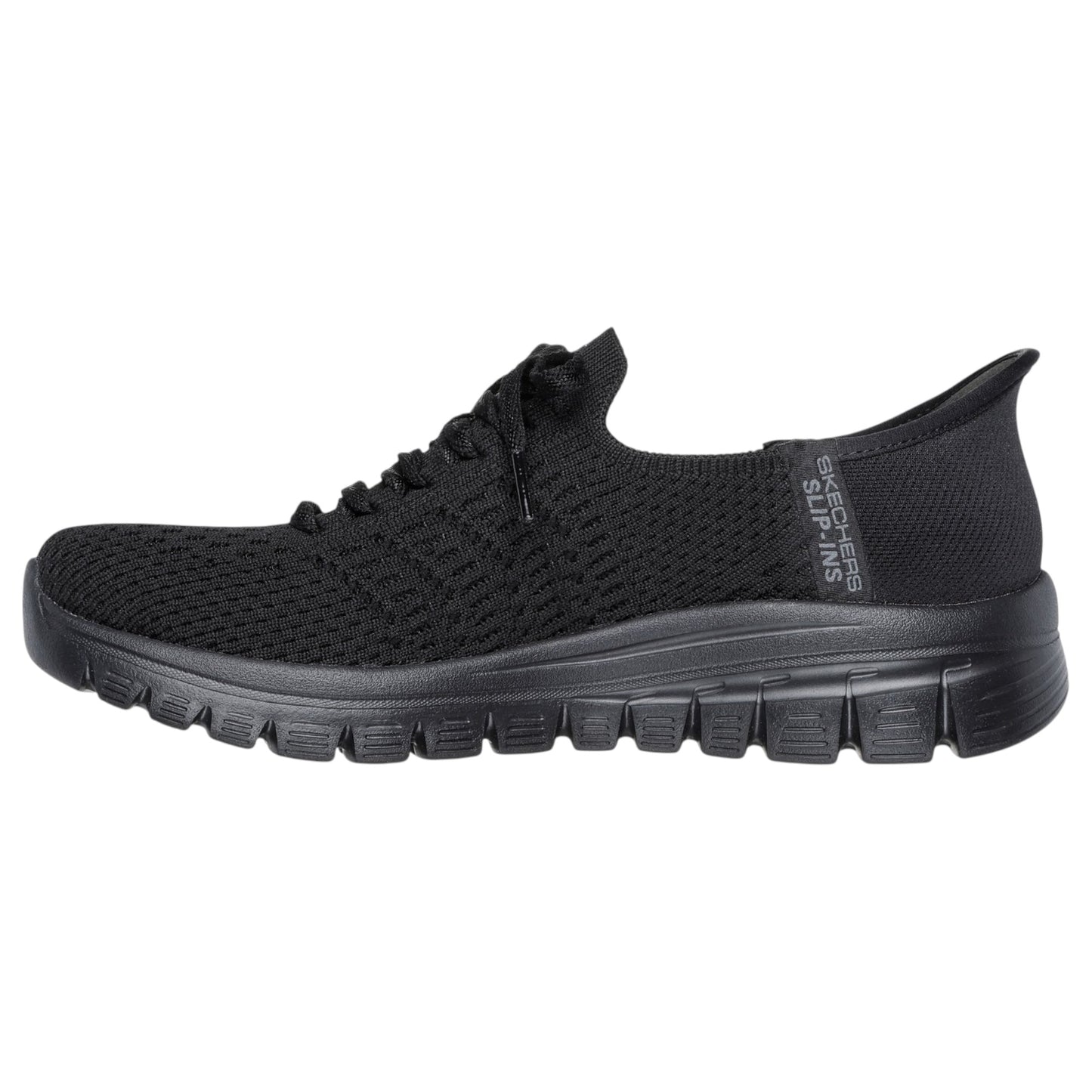 Womens Skechers Slip-ins: Graceful - First Blush Shoes Black