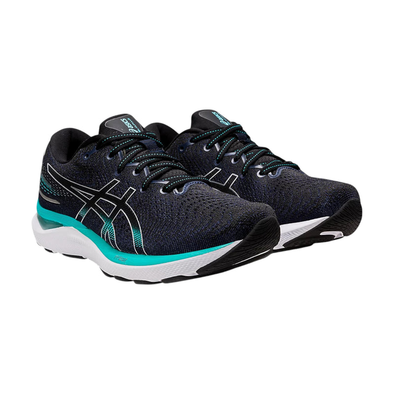 Womens Asics Gel-Cumulus 24 Black/ Pure Silver Athletic Running Shoes